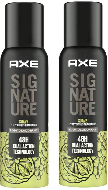 AXE Signature Suave Body Deodorant 2X122ml Deodorant Spray  -  For Men