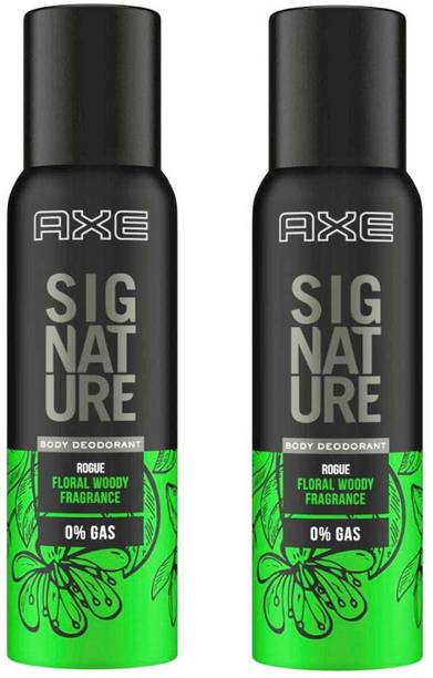 AXE Signature Rogue Body Deodorant 2X122ml Deodorant Spray  -  For Men