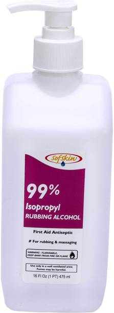 Sofskin  99% Isopropyl Alcohol 475 ML with Jet Spray - American Brand Hand Sanitizer Bottle