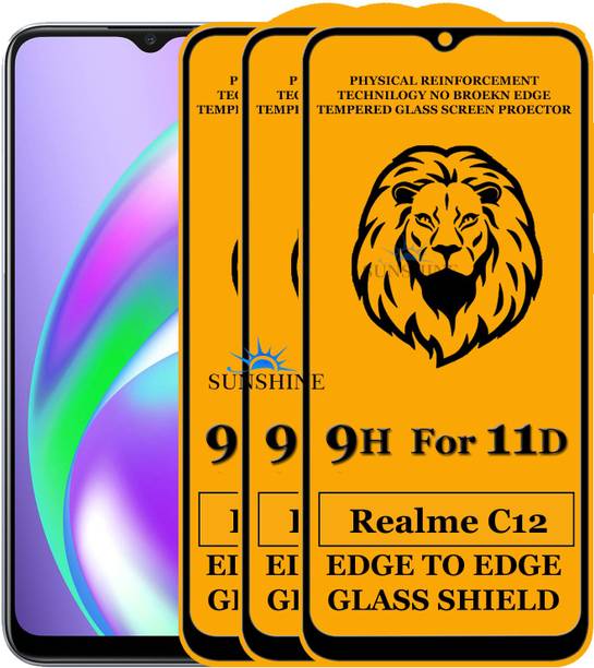 SUNSHINE Edge To Edge Tempered Glass for Realme C12
