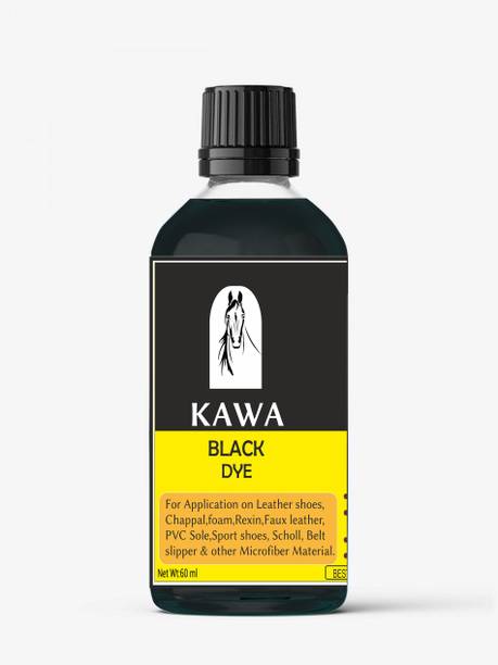 kawa Black Dye for Shoes , Leather,& MicroFibre material.