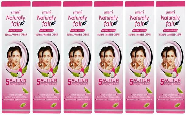 EMAMI Naturally Fair Herbal Cream 6 x 25ml