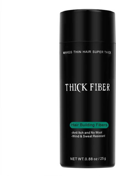 Thick Fiber Hair Building Fibers 25Grams 01 Extreme Hold Hair Volumizer Hair Volumizer Price in India