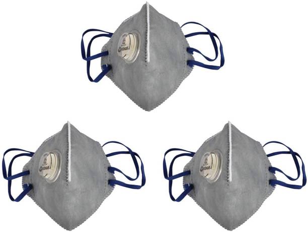 Venus Safety and Health Reusable Mask Antipollution Antivirus Mask Premium Fabric Multilayer Mask for Men Kids Women Teens Adults Boys Girls Washable Mask Antigerm Mask Antibacterial Mask High Quality Mask Pack of 3 Grey Mask Reusable, Washable