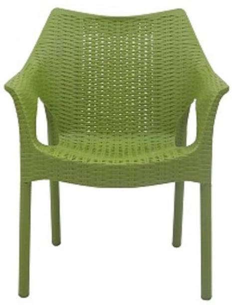 Supreme CAMBRIDGE GREEN SET OF 1 CHAIR FULLY COMFORT nd weight bearing capacity 200 kg outdoor chair Plastic Outdoor Chair