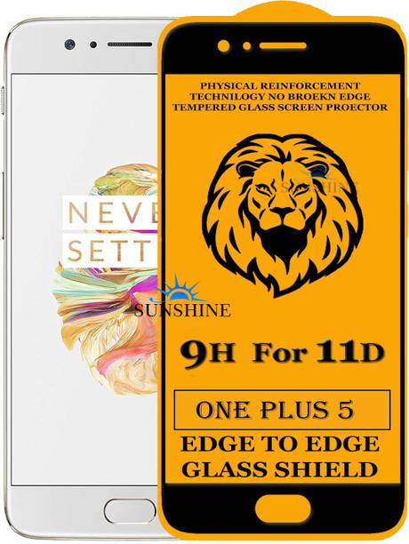 SUNSHINE Edge To Edge Tempered Glass for OnePlus 5