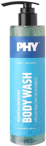 Phy Vitamin Sea Energizing Body Wash | With Refreshing Mint & Hydrating Sea Kelp | Non-Drying Cleansing Formulation, No Sulphates, Parabens & Silicones