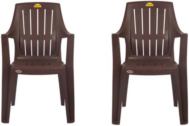 Supreme SUPER TURBO CHAIR SET OF 2 FULLY COMFORT .YOU CAN BE USED CAFETERIA,OFFICE,PATIO,GARDEN ETC. Plastic Outdoor Chair