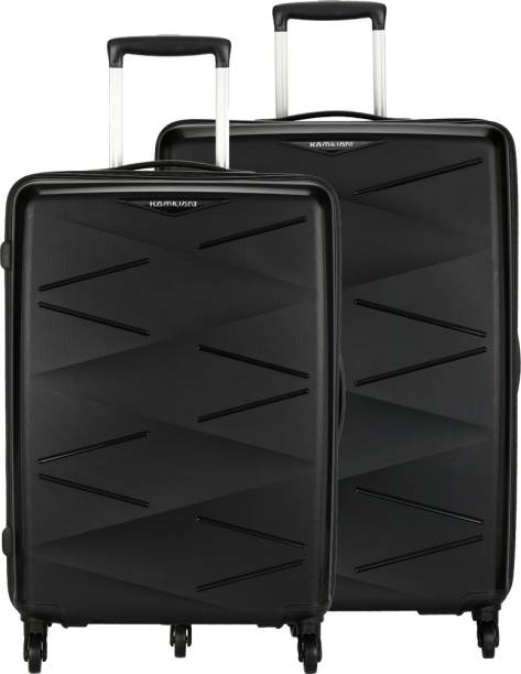 Kamiliant by American Tourister Triprism (Small + Medium) Cabin & Check-in Set 4 Wheels - 27 inch