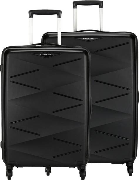 Kamiliant by American Tourister Triprism (Small + Medium) Cabin & Check-in Set 4 Wheels - 27 inch