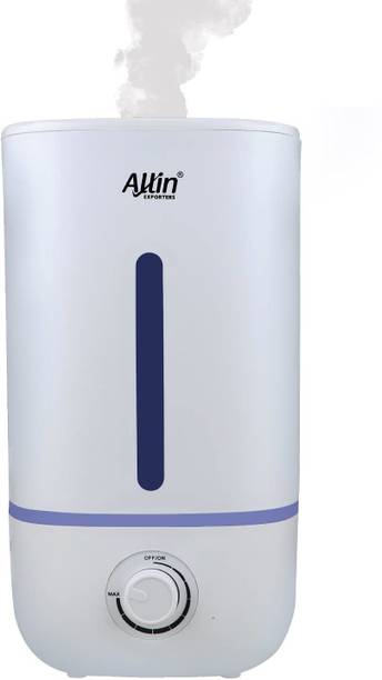 Allin Exporters Room J2023 Ultrasonic Humidifier Cool Mist Air Purifier for Dryness, Cold & Cough Large Capacity for Room, Baby, Plants, Bedroom Humidifier