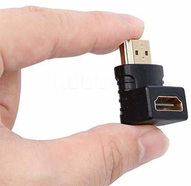 ERHIndia  TV-out Cable HDMI Male to HDMI Female Jointer 90 Degree Right Angled
