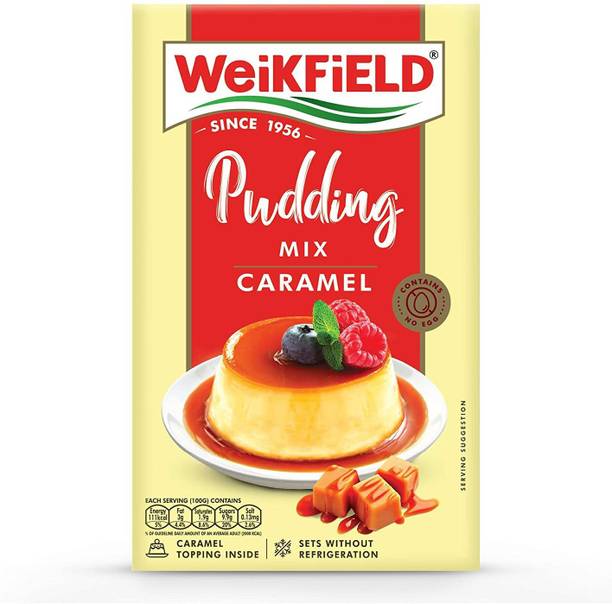 WeiKFiELD Caramel Pudding Mix, 70g with Caramel topping 70 g