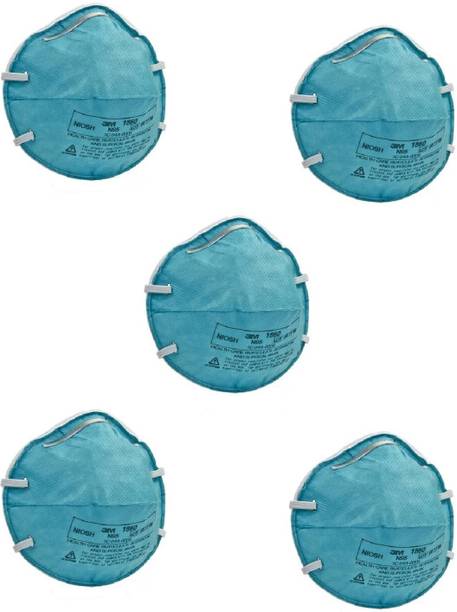 3M N95 1860 Health Care Particulate Respirator and Surgical Mask - Pack of 5