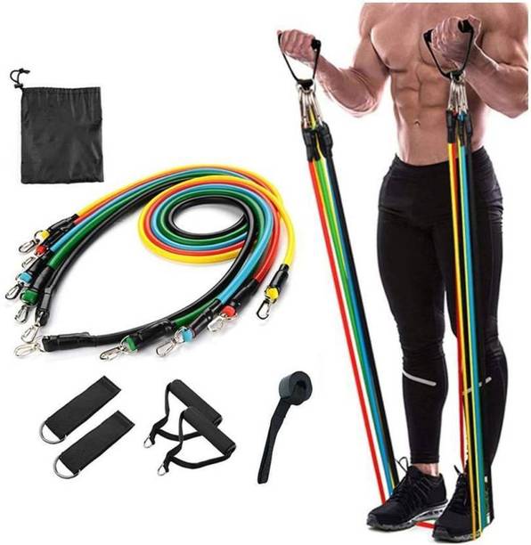 axiesh 11 piece Resistance Bands Set Resistance Tube Resistance Tube