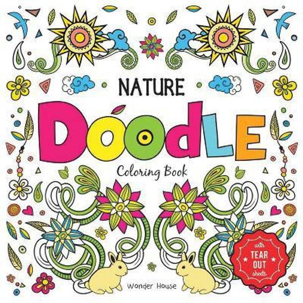 Nature Doodle Coloring Book  - By Miss & Chief