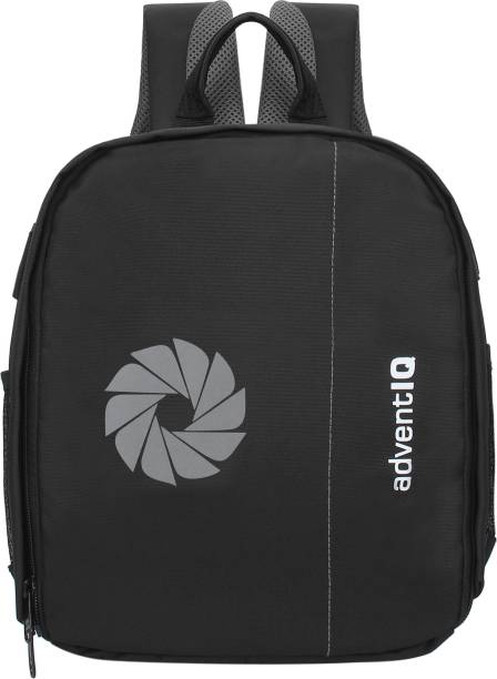 AdventIQ DSLR/SLR Camera Lens Shoulder Printed Backpack-(BNP 0197P-Camera Shutter)-Grey Clr  Camera Bag