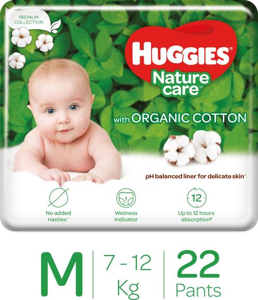 Huggies Nature Care Diapers with organic cotton - M
