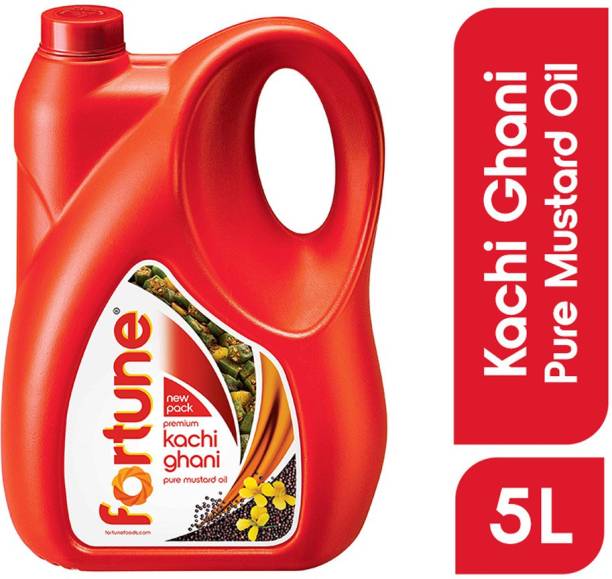 Fortune Kachi Ghani Mustard Oil Can