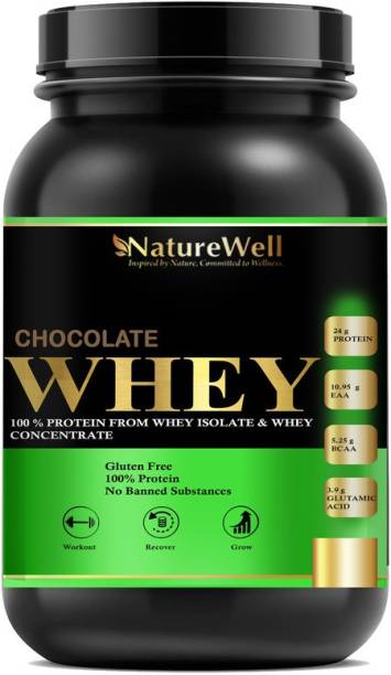 Naturewell Gold Standard 100% Protein Powder - Primary Source Isolate Whey Protein (AS1549) Whey Protein