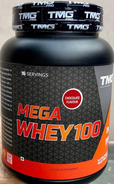 TMGPRO MEGA WHEY 100-1KG Weight Gainers/Mass Gainers