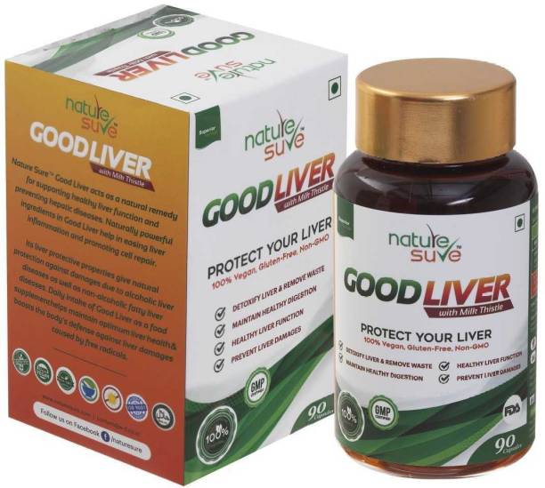 Nature Sure Good Liver Capsules 1 Pack (90 Caps) – for natural protection against fatty liver