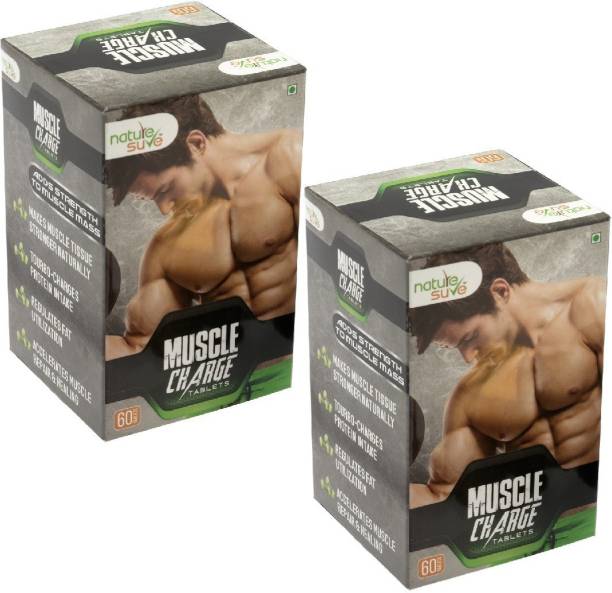 Nature Sure Muscle Charge Tablets for Men – 2 Packs (2 x 60 Tablets)