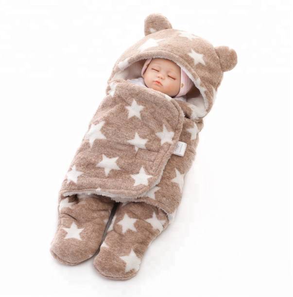 BRANDONN All Season Wearable Hooded Full Body Cover Baby Sleeping Bag For Babies Sleeping Bag