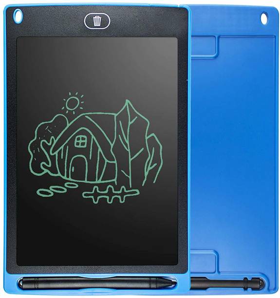 SYGA 8.5"_Note Pad_Blue LCD Writing Tablet 8.5inch Colorful Doodle & Scribbler Boards, Lightly Learning Toys Drawing Pads for for Kids and Adults at Home,School or Travel (Blue) 5.5 x 8.5 inch Graphics Tablet