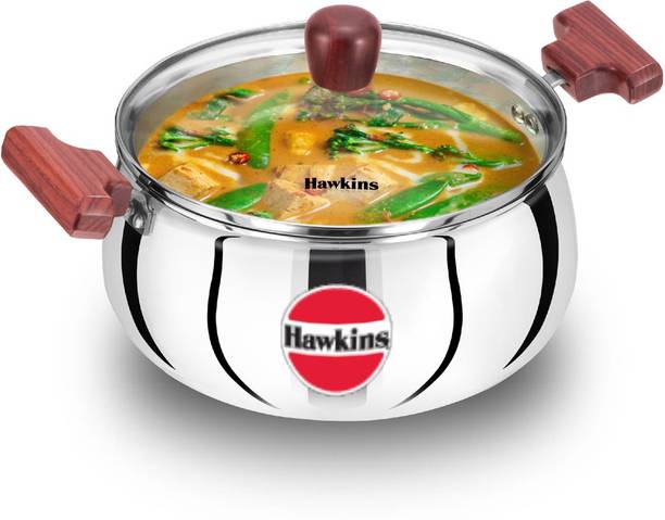 Hawkins Stainless Steel,Biryani Pot with Glass Lid (SSH...
