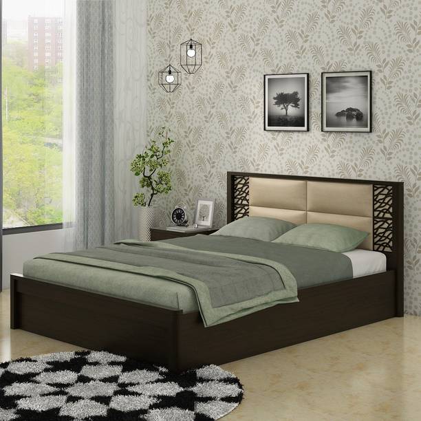 SPACEWOOD Engineered Wood King Hydraulic Bed