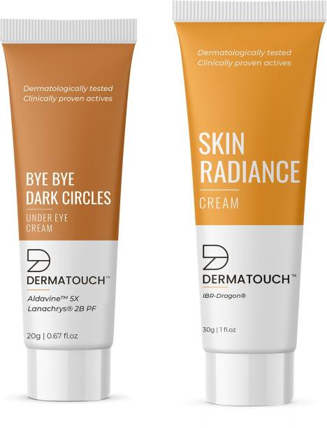 Dermatouch Skin Radiance & Dark Circle Cream Combo || Suitable For All Skin Types - Pack of 2