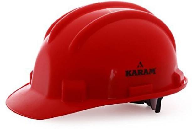 Karam PN521 Safety Helmet PN-521 Nape Type - Red Construction Helmet