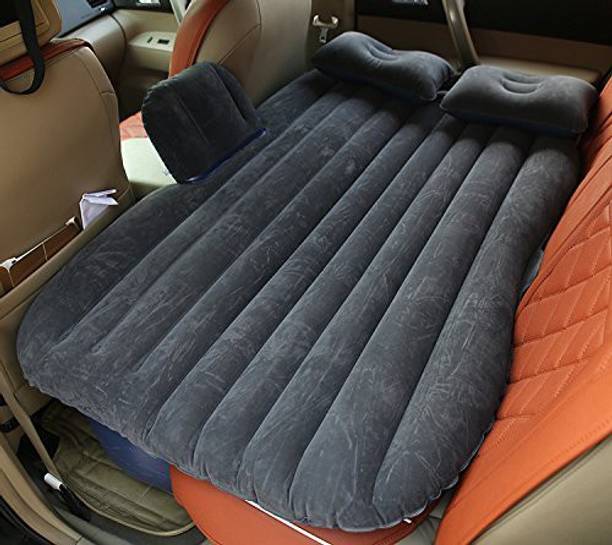 Biroller BRICG01 Car Bed Inflatable Air Mattress with Pump & 2 Pillows Portable Compact Twin Size Multipurpose SUV Travel Sleeping Pad Travel Sleeping Back Seat Comfortable Vehicle With Electric Pump Car Inflatable Bed