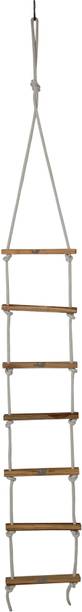 ivee international Rope Ladder for Kids | Climbing Ladder for Kids | Wooden Ladder for Kids for Physical Activity | Indoor Outdoor Games for Kids