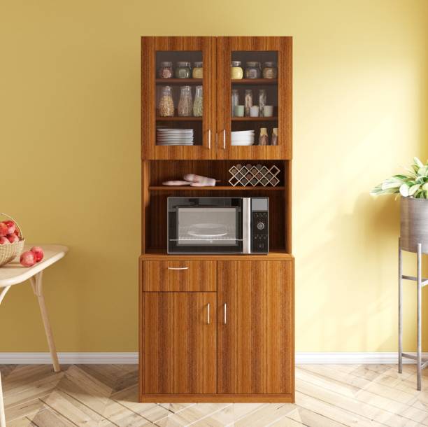 Woodbuzz Engineered Wood Crockery Cabinet
