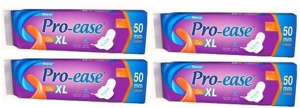 Pro-ease GO XL 6+6+6+6 Sanitary Pad Sanitary Pad