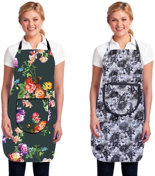 INSANESWORM PVC Home Use Apron - Free Size