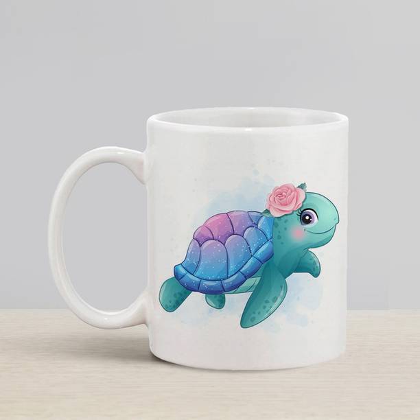 Flipkart SmartBuy Pretty Turtle Ceramic Coffee Mug