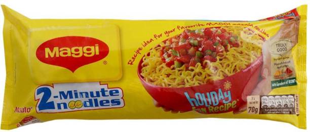 Maggi 2-Minute Masala Instant Noodles 420 g Pack of 4 (4 X 420G) Instant Noodles Vegetarian