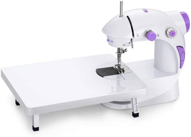 BETZILA Portable Mini Home Silai Tailor Machines with Table & Accessories Electric Sewing Machine
