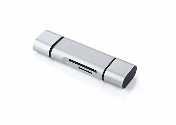 LipiWorld Type c USB 3.0 All in one Card Reader Hub for Laptop/Mobile Phone etc. All in one Card Reader Type c USB 3.0 Card Reader Micro USB Card Reader SD, Micro SD, SDXC, SDHC, Micro SDHC, Micro SDXC Memory Card Reader Card Reader