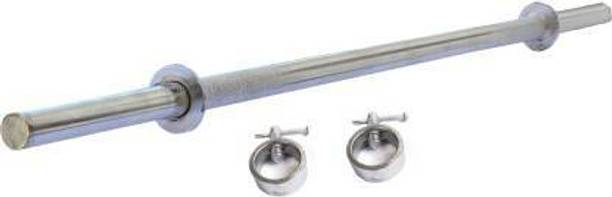 Dinetic FITNESS 3ft STRAIGHT ROD for Biceps & Triceps Exercises (Best for Home Use) Weight Lifting Bar
