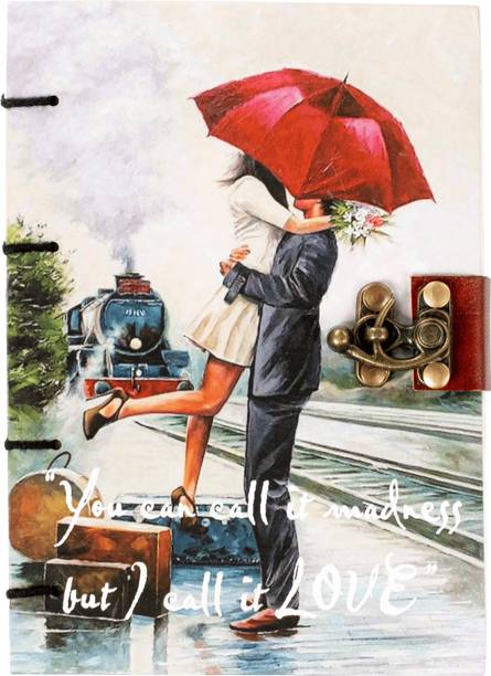 Iconic Handcrafted Regular Diary Unruled 200 Pages