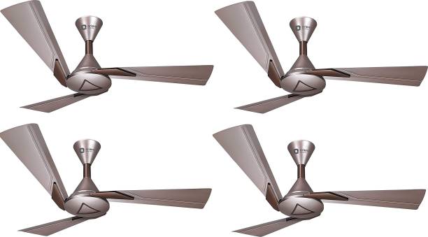 Orient Electric Orina Copper Brown pack of 4 1200 mm 3 Blade Ceiling Fan