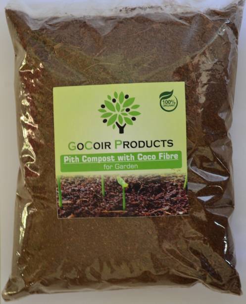 GoCoir Products Cocopeat Powder best potting soil mix manure (Cocopeat powder, 10 kg) Potting Mixture