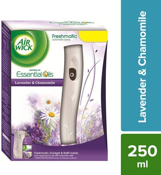 Airwick Lavender & Chamomile Diffuser Set Fresh Matic Complete
