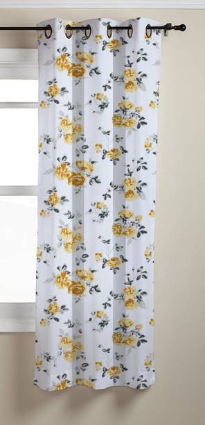 Flipkart Perfect Homes 153 cm (5 ft) Window Cotton Semi Transparent Curtain Single Curtain