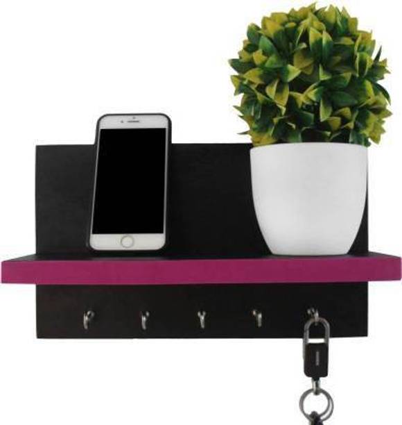 NationalArts NA2412 wooden wall shelf wall hanging wall decor mounted floating Wooden Wall Shelf