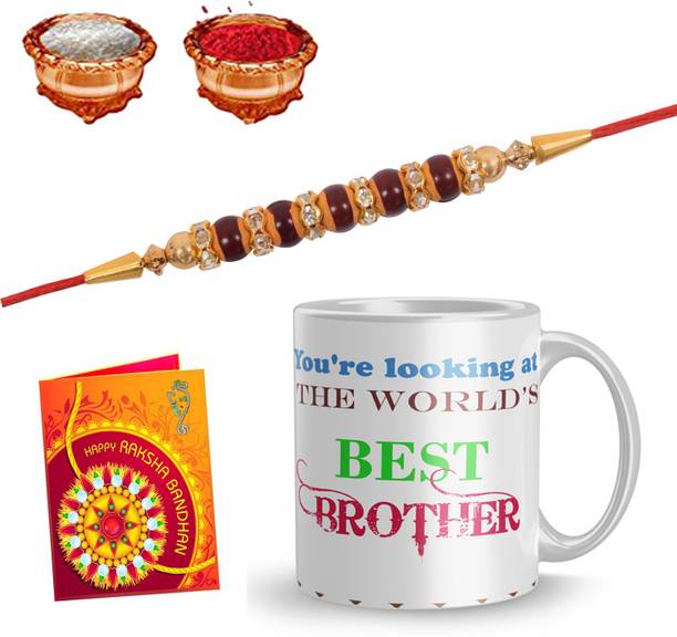 Rakhi Nation Bracelet C16-AJ Assorted Greeting Card  Set